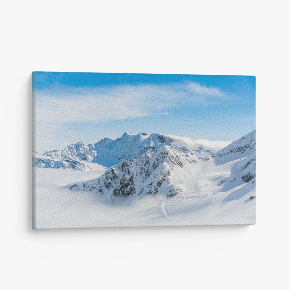 Cuadro en lienzo panorama nevado de Kaunertal, Austria – Pixers®