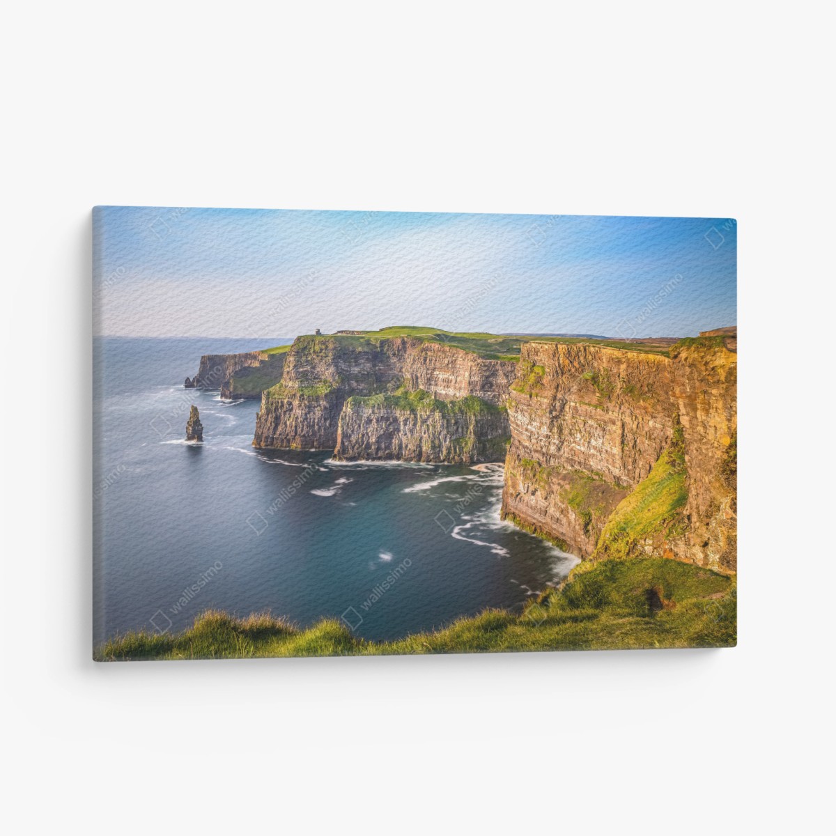 Cuadro en lienzo vista panorámica de los acantilados de Moher – Pixers®
