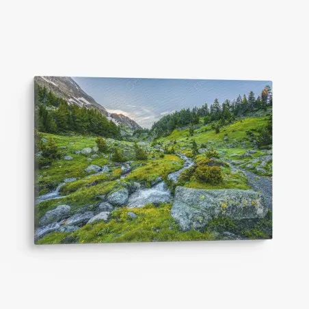 Cuadro en lienzo paisaje alpino en Posets y Maladeta – Pixers®