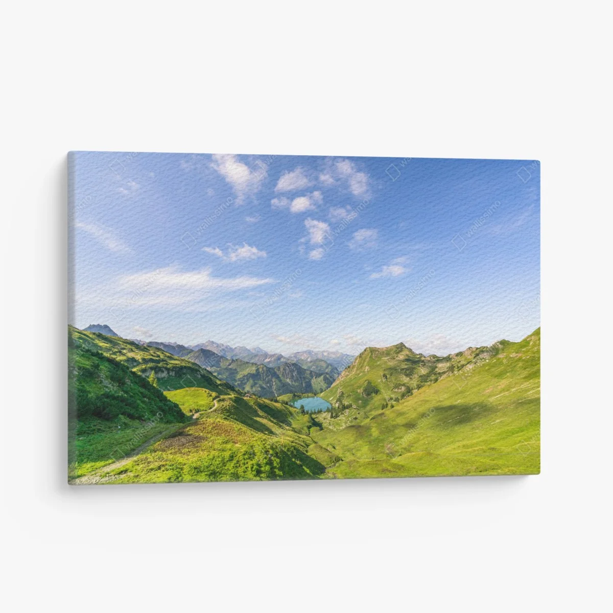 Cuadro en lienzo vistas alpinas del lago escondido – Pixers® Cuadro en lienzo vistas alpinas del lago escondido – Pixers®