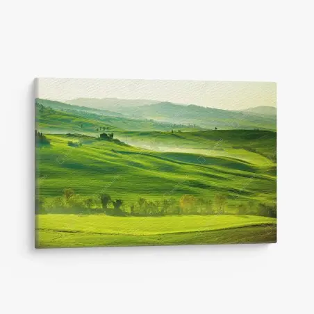 Cuadro en lienzo paisaje sereno de la Toscana – Pixers®