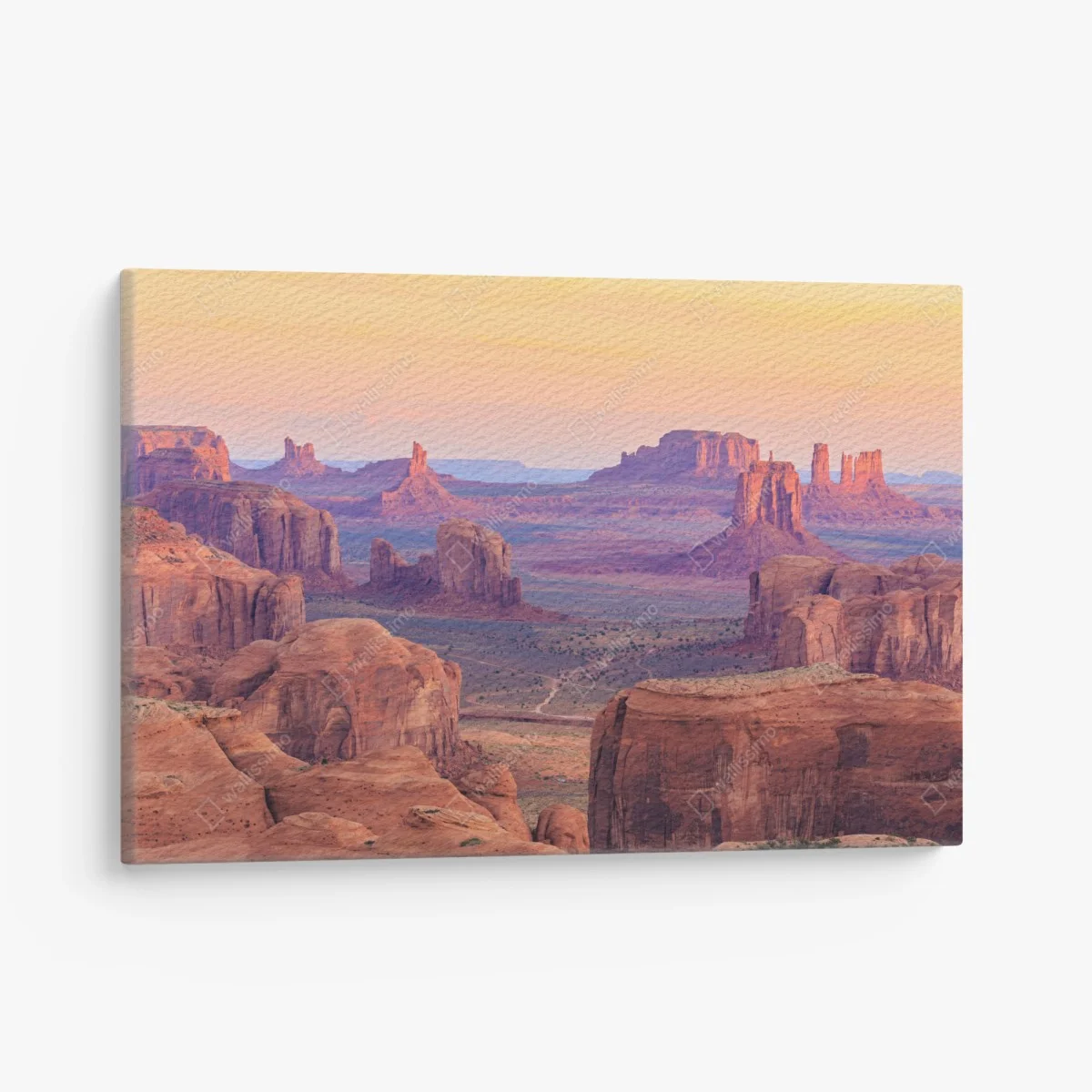 Cuadro en lienzo amanecer sobre mesas rojizas del desierto – Pixers® Cuadro en lienzo amanecer sobre mesas rojizas del desierto – Pixers®