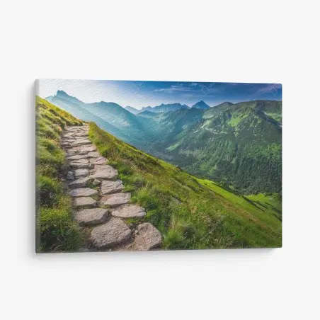Cuadro en lienzo sendero panorámico en los Tatras, Polonia – Pixers®