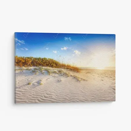 Cuadro en lienzo atardecer sobre dunas en Grace Bay, Turks & Caicos – Pixers®