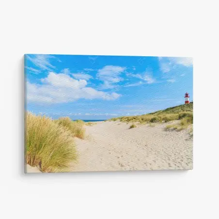 Cuadro en lienzo brisa de las dunas de Ellenbogen en Sylt – Pixers®