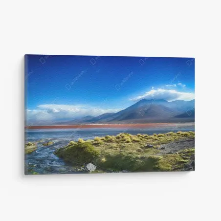 Cuadro en lienzo amanecer en el altiplano rojo – Pixers®