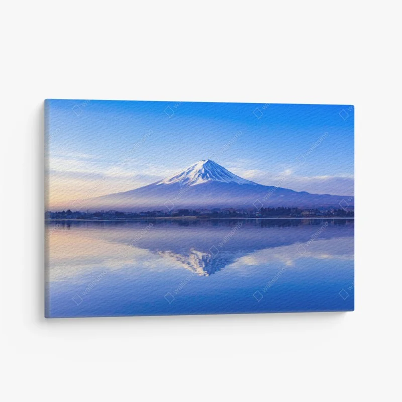 Cuadro en lienzo amanecer sobre el Monte Fuji