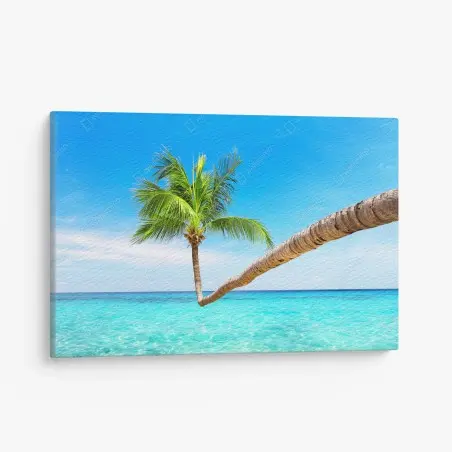 Cuadro en lienzo paisaje tropical de Punta Cana – Pixers®