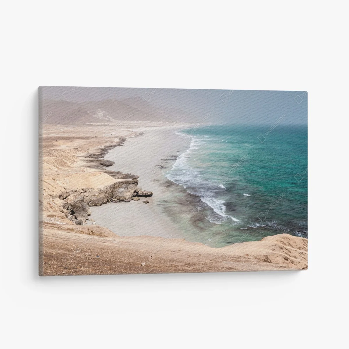 Cuadro en lienzo paisaje costero desértico en tonos turquesa – Pixers® Cuadro en lienzo paisaje costero desértico en tonos turquesa – Pixers®