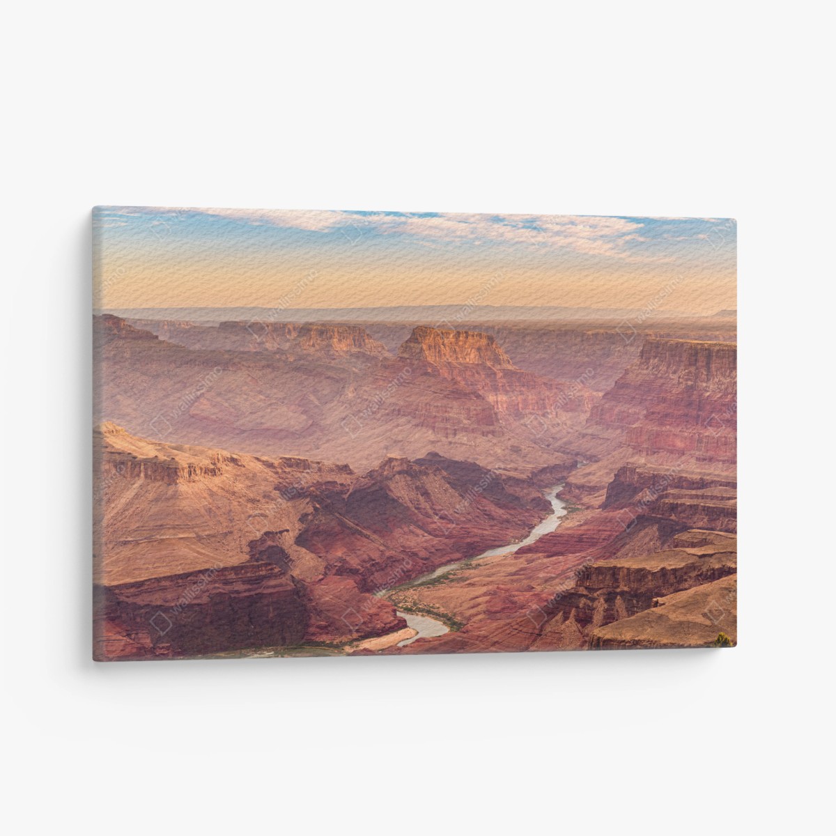 Cuadro en lienzo Gran Cañón al atardecer, vista del río Colorado – Pixers®
