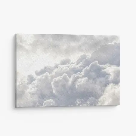Cuadro en lienzo cielo de nubes algodonadas – Pixers®