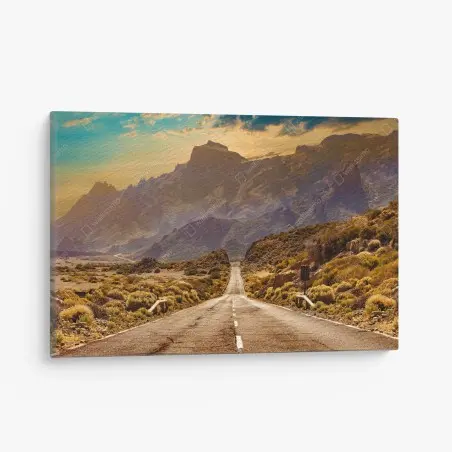 Cuadro en lienzo carretera hacia el corazón de Tenerife – Pixers®