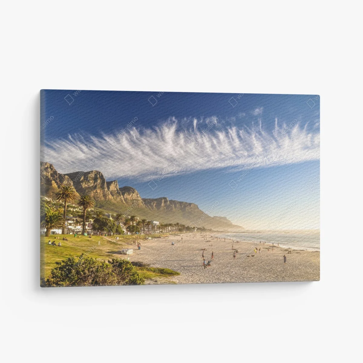 Cuadro en lienzo playa y montañas al atardecer – Pixers® Cuadro en lienzo playa y montañas al atardecer – Pixers®