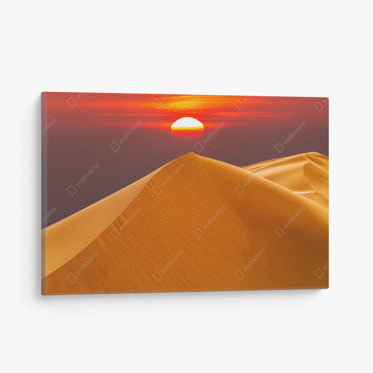 Cuadro en lienzo puesta de sol sobre dunas doradas – Pixers® Cuadro en lienzo puesta de sol sobre dunas doradas – Pixers®