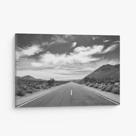 Cuadro en lienzo carretera infinita en Valle de la Muerte – Pixers®