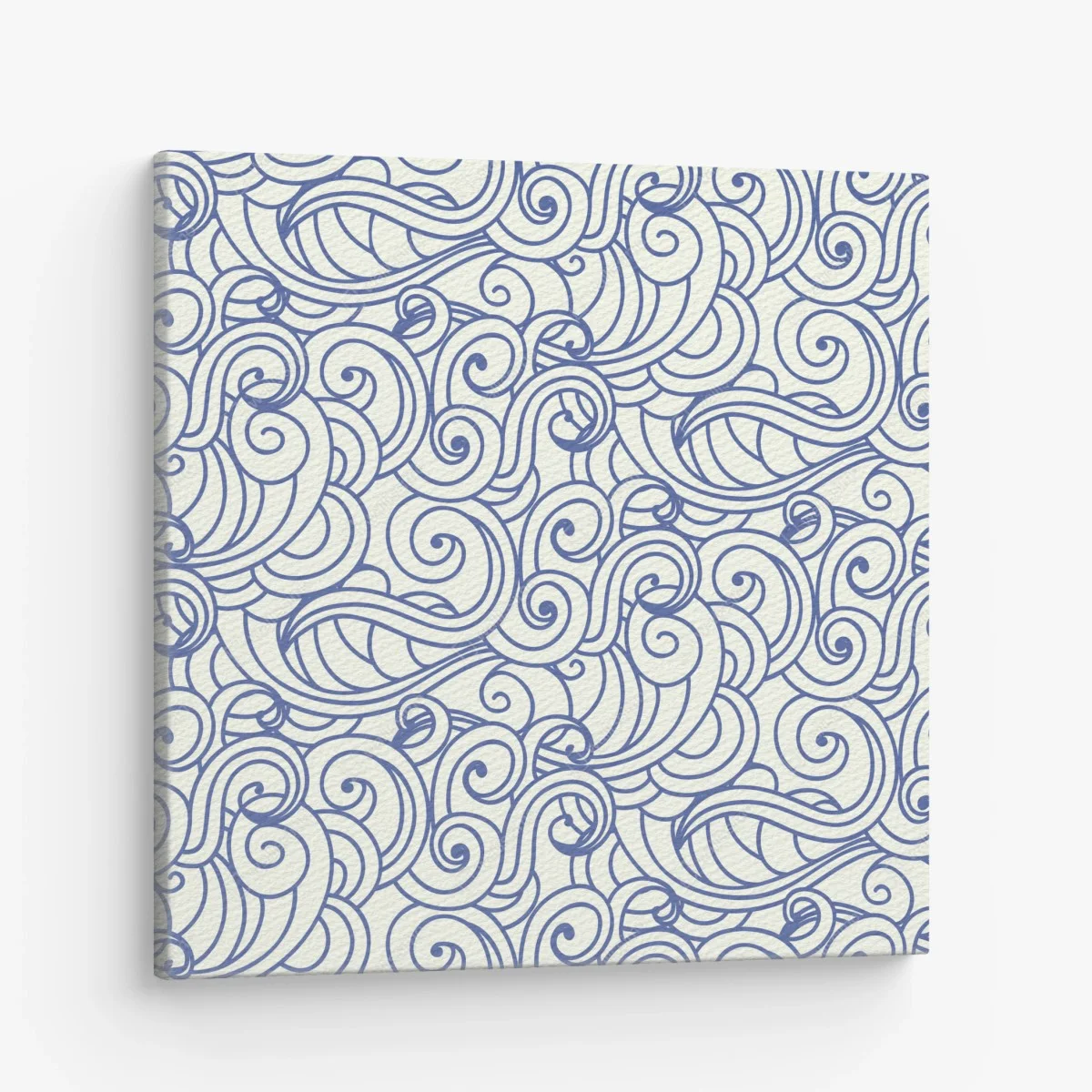 Cuadro en lienzo patrón de olas ornamentales en azul – Pixers® Cuadro en lienzo patrón de olas ornamentales en azul – Pixers®