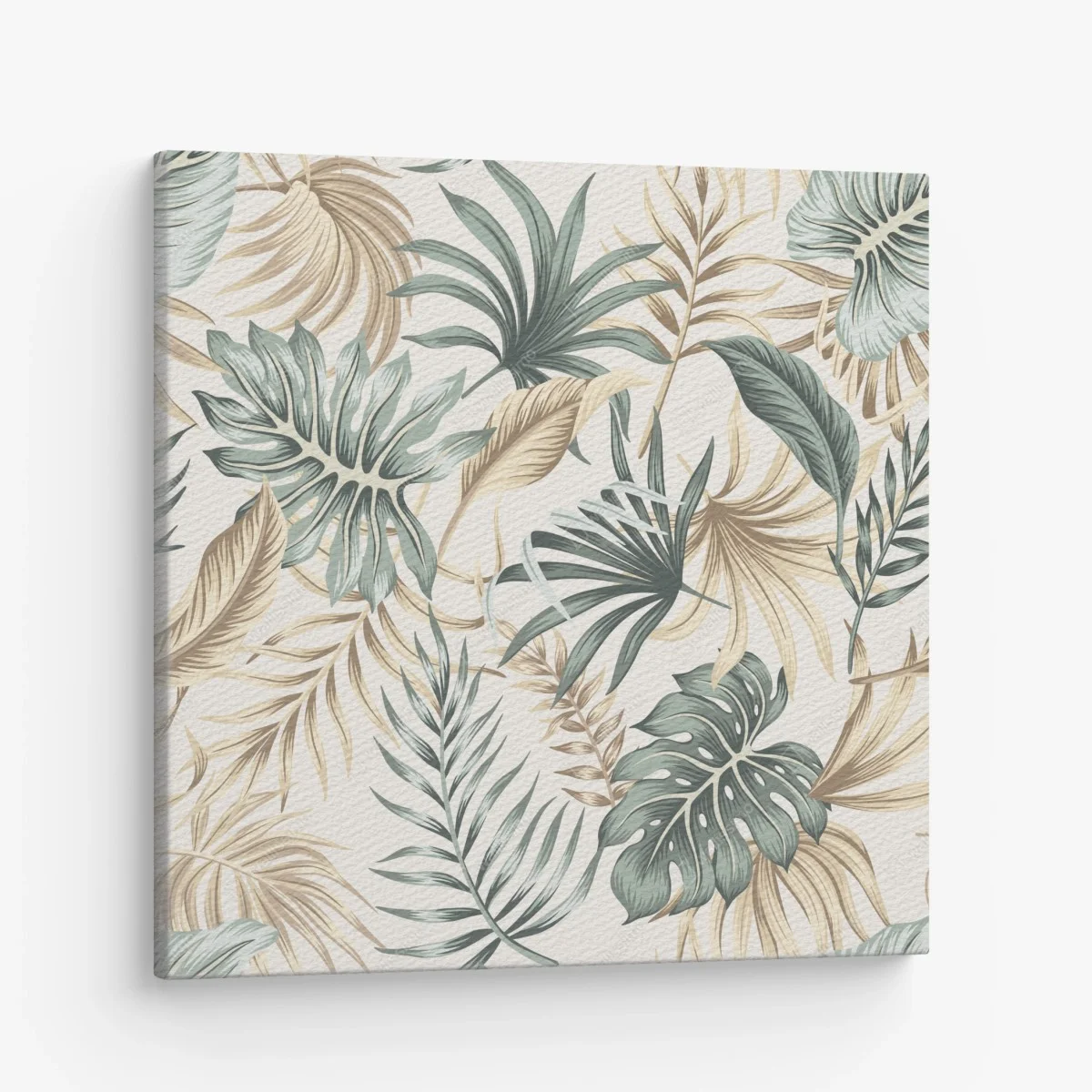 Cuadro en lienzo estampado botánico tropical en tonos tierra – Pixers® Cuadro en lienzo estampado botánico tropical en tonos tierra – Pixers®