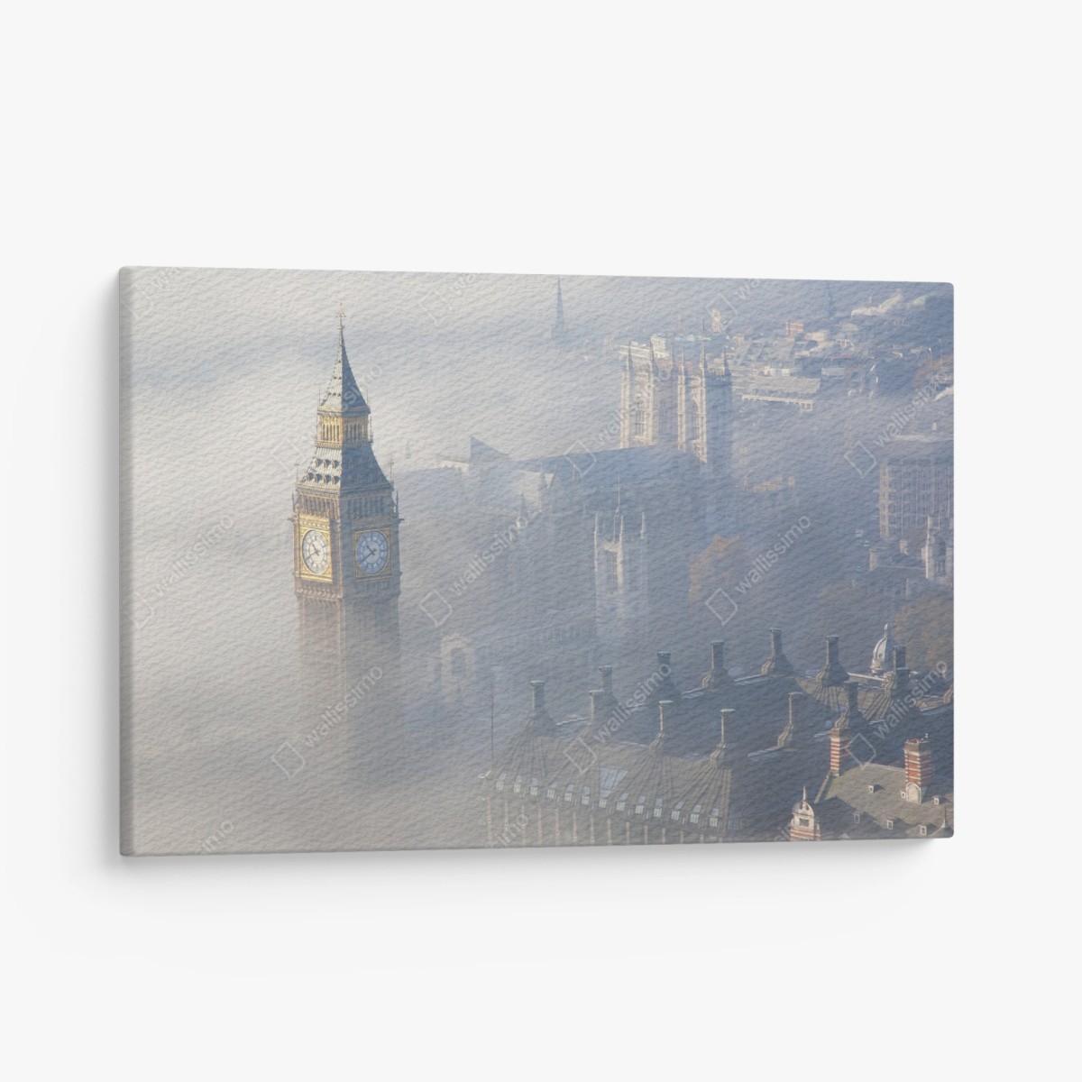 Cuadro en lienzo niebla matinal sobre Westminster – Pixers®