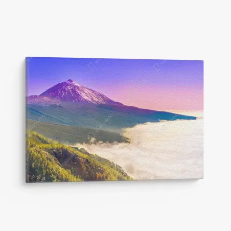 Cuadro en lienzo amanecer sobre el Teide en Tenerife – Pixers®