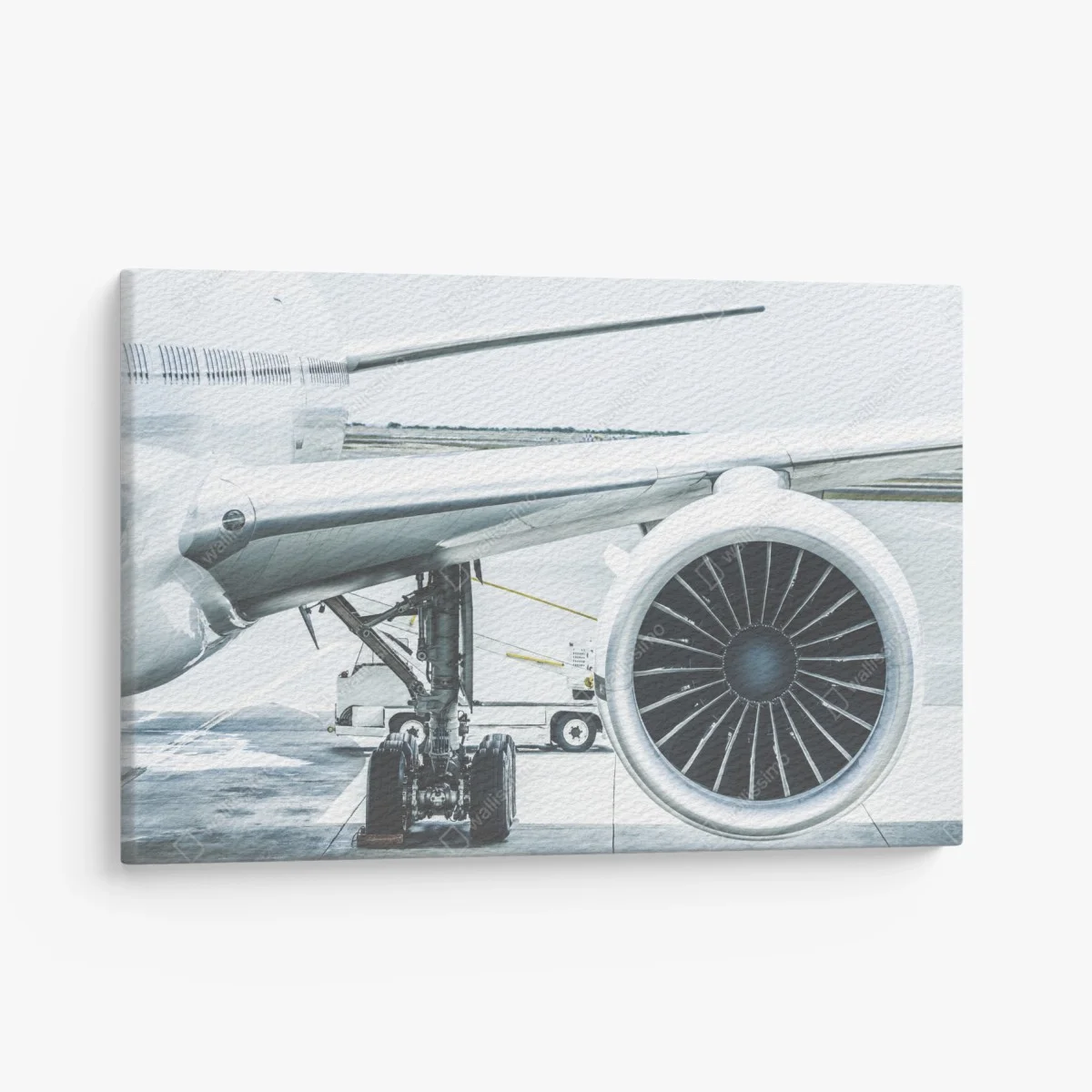 Cuadro en lienzo motor de avión en la terminal: esencia de viaje – Pixers® Cuadro en lienzo motor de avión en la terminal: esencia de viaje – Pixers®