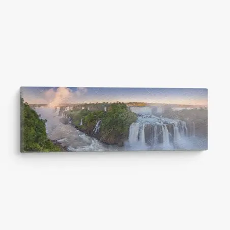 Cuadro en lienzo panorama aéreo de las Cataratas del Iguazú – Pixers®