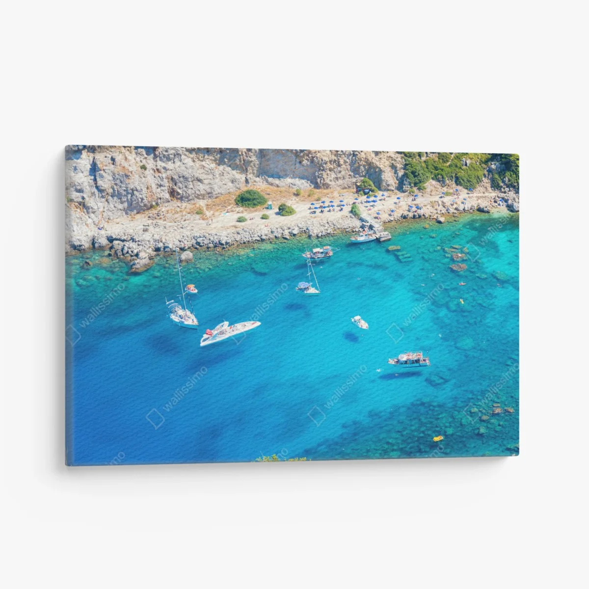 Cuadro en lienzo bahía turquesa de Anthony Quinn, Rhodes – Pixers® Cuadro en lienzo bahía turquesa de Anthony Quinn, Rhodes – Pixers®