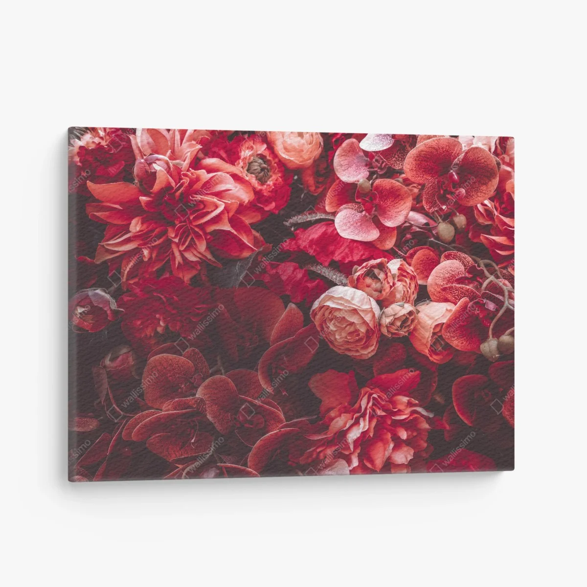 Cuadro en lienzo composición floral en tonos rojos – Pixers® Cuadro en lienzo composición floral en tonos rojos – Pixers®