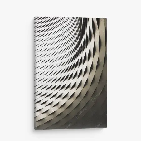 Cuadro en lienzo patrón arquitectónico en relieve – Pixers®