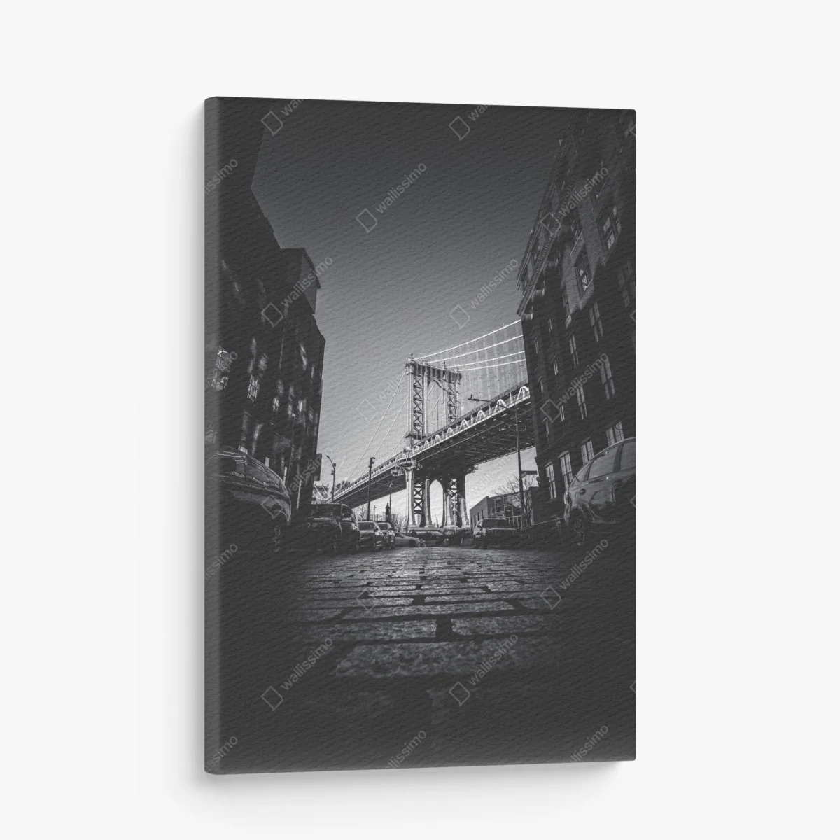 Cuadro en lienzo vista icónica del puente de Manhattan en blanco y negro – Pixers® Cuadro en lienzo vista icónica del puente de Manhattan en blanco y negro – Pixers®