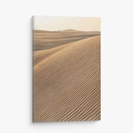 Cuadro en lienzo dunas doradas y texturas del desierto – Pixers®