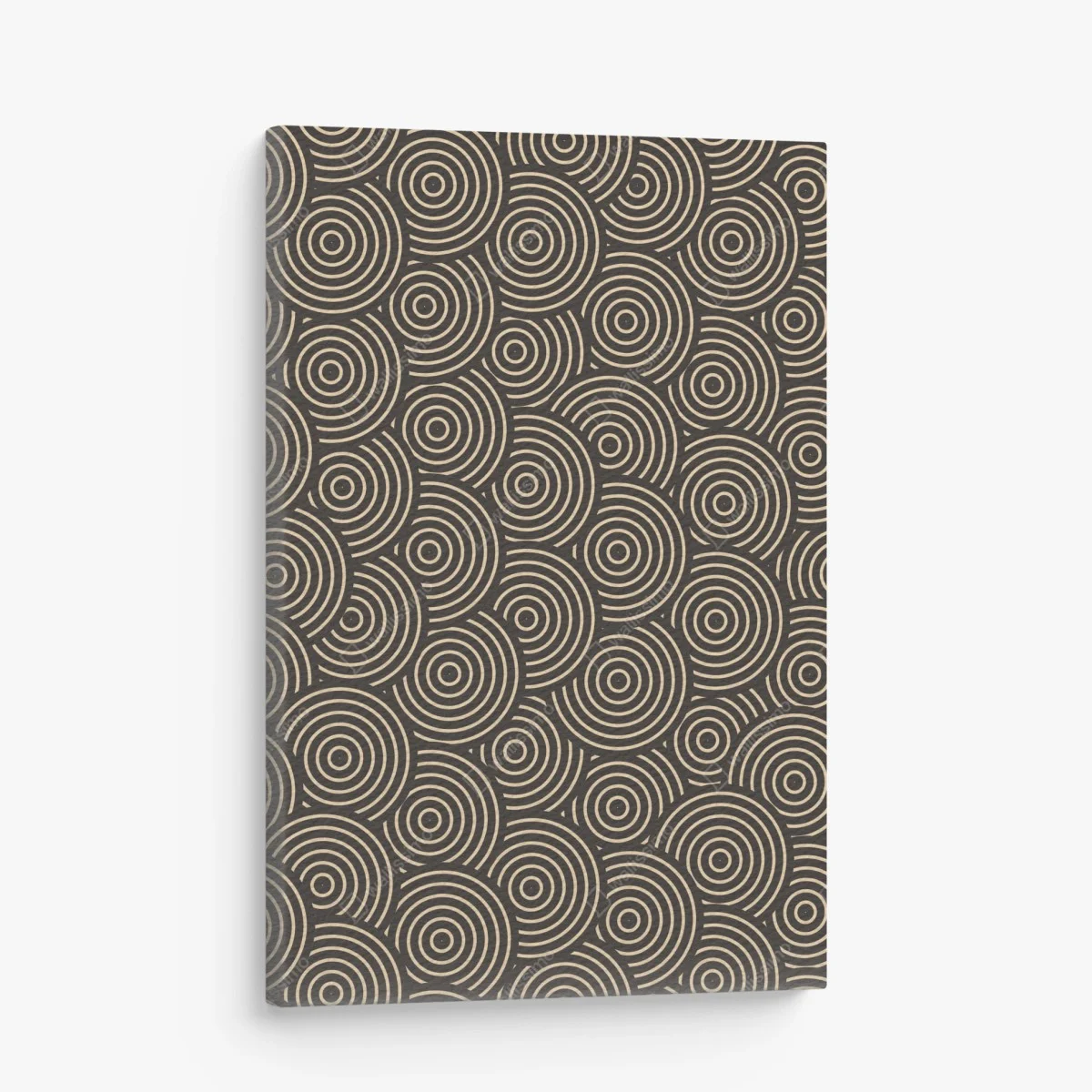 Cuadro en lienzo patrón de círculos concéntricos en tonos beige y negro – Pixers® Cuadro en lienzo patrón de círculos concéntricos en tonos beige y negro – Pixers®