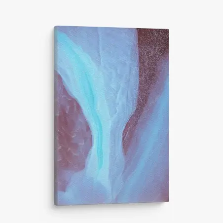 Cuadro en lienzo bruma ártica en tinta alcohólica – Pixers®