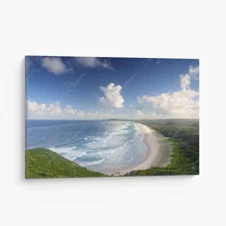 Cuadro en lienzo vistas infinitas de Byron Bay – Pixers®