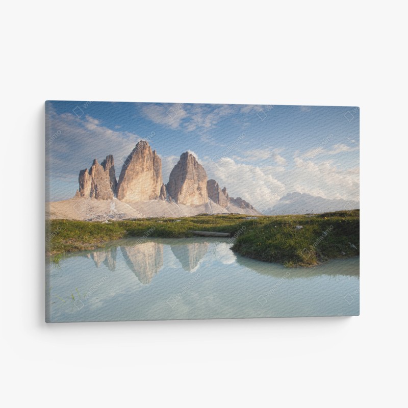 Cuadro en lienzo amanecer en Tre Cime di Lavaredo