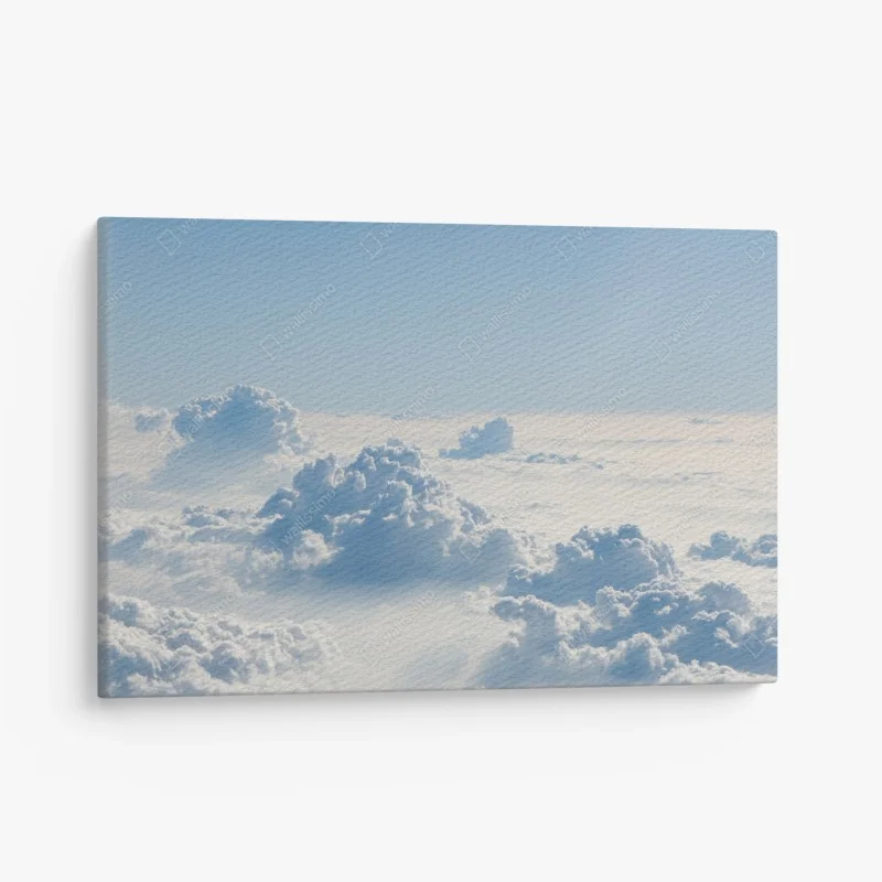 Cuadro en lienzo paisaje celeste de nubes esponjosas