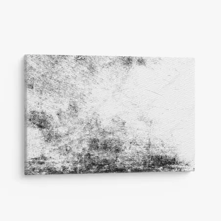 Cuadro en lienzo textura grunge en blanco y negro para decoración – Pixers®