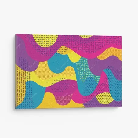 Cuadro en lienzo diseño abstracto colorido para decoración de pared – Pixers®