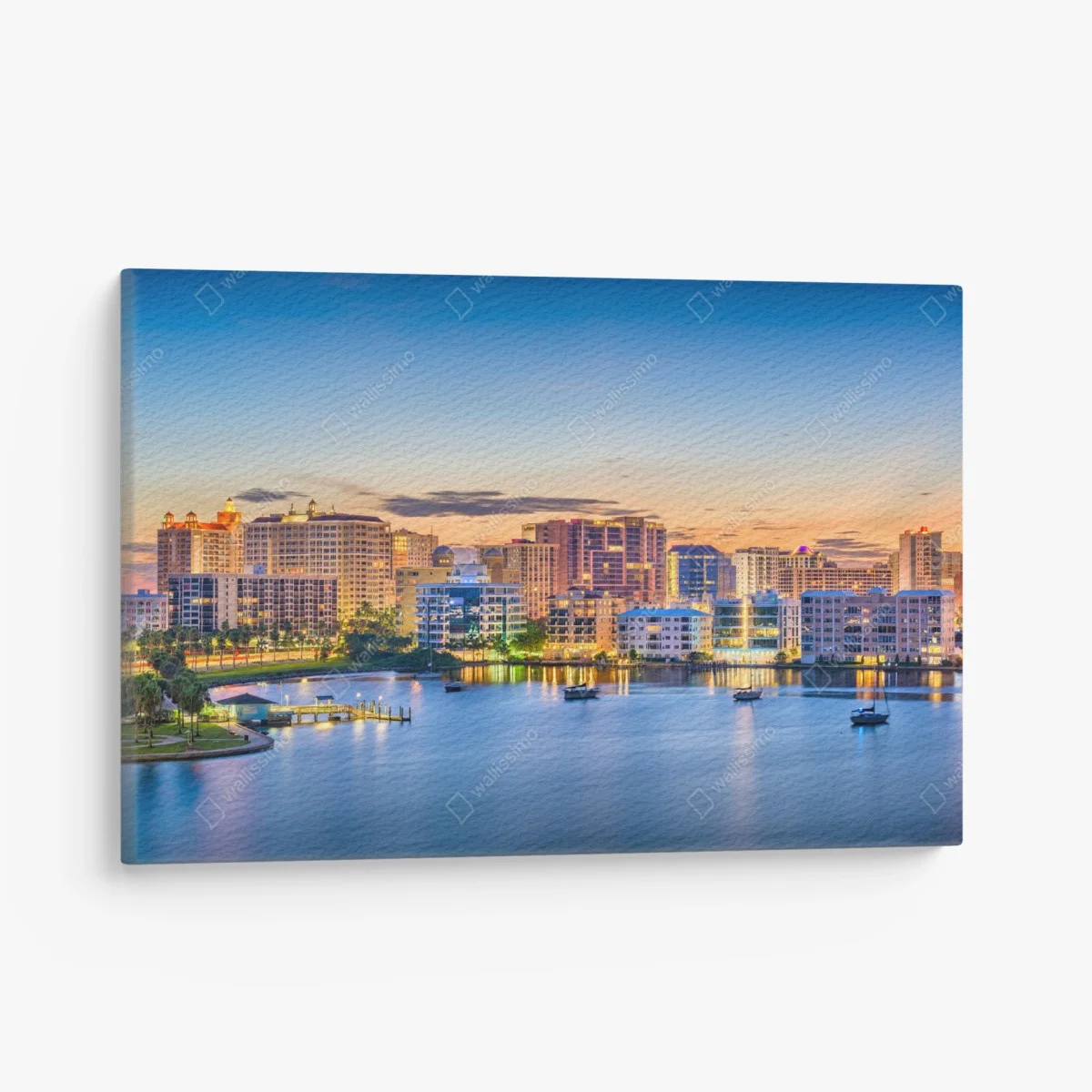 Cuadro en lienzo amanecer sobre la bahía de Sarasota – Pixers® Cuadro en lienzo amanecer sobre la bahía de Sarasota – Pixers®