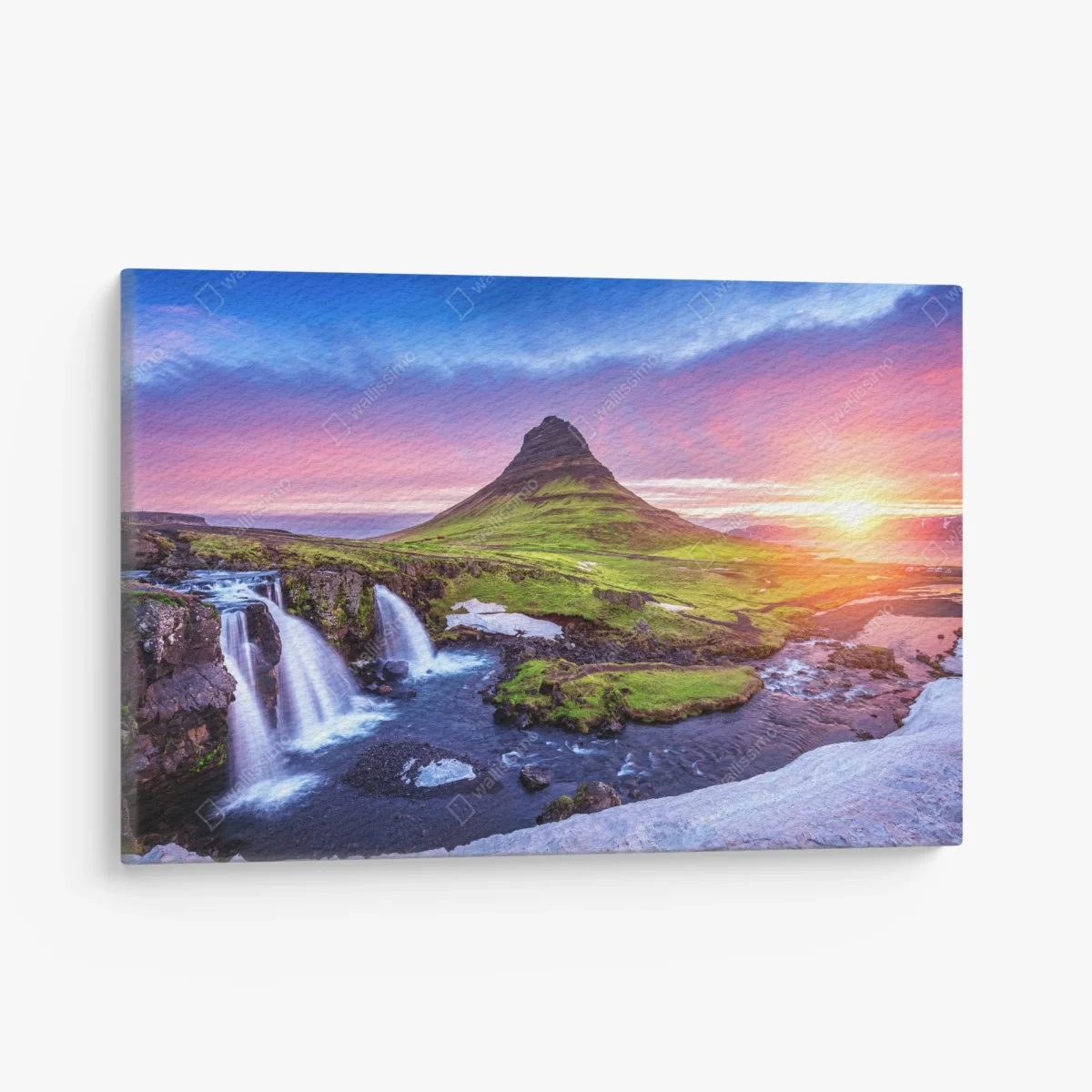 Cuadro en lienzo amanecer en Kirkjufell, belleza natural de Islandia – Pixers® Cuadro en lienzo amanecer en Kirkjufell, belleza natural de Islandia – Pixers®
