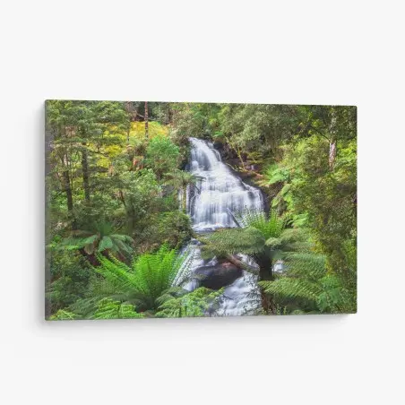 Cuadro en lienzo cascada serena en Triplet Falls, Great Otway National Park – Pixers®