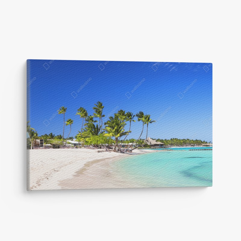 Cuadro en lienzo playa tropical en Cap Cana