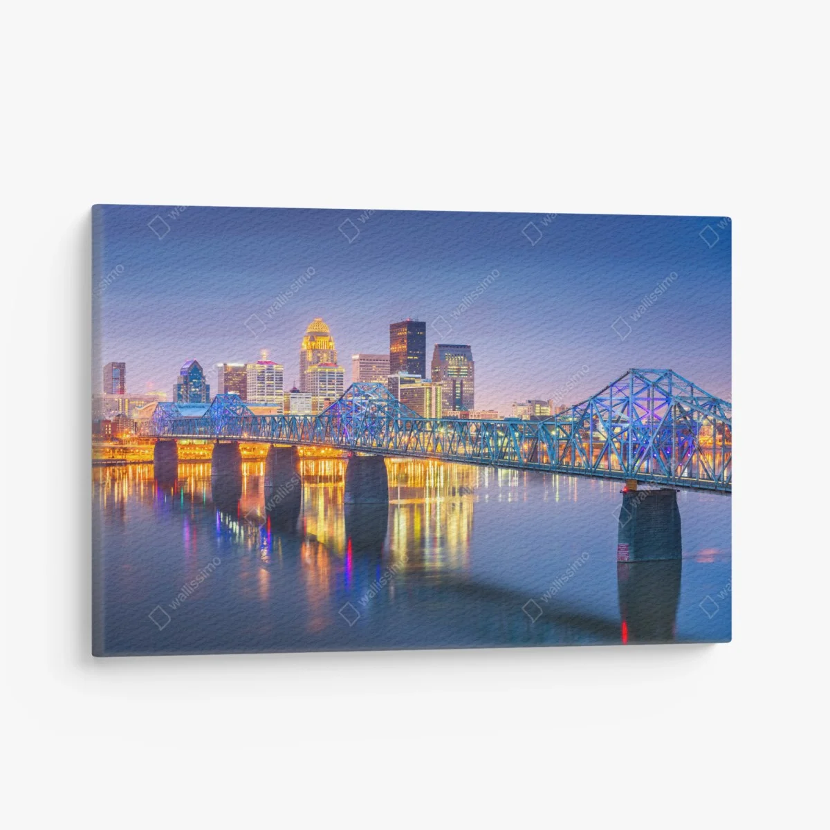 Cuadro en lienzo horizonte de Louisville al anochecer – Pixers® Cuadro en lienzo horizonte de Louisville al anochecer – Pixers®