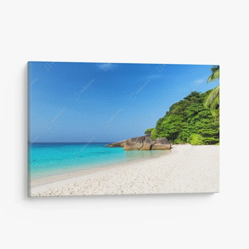 Cuadro en lienzo playa paradisíaca en Similan