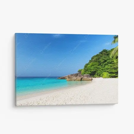 Cuadro en lienzo playa paradisíaca en Similan – Pixers®