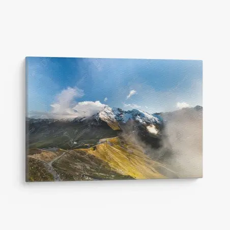 Cuadro en lienzo ruta panorámica del Grossglockner en los Alpes de Austria – Pixers®