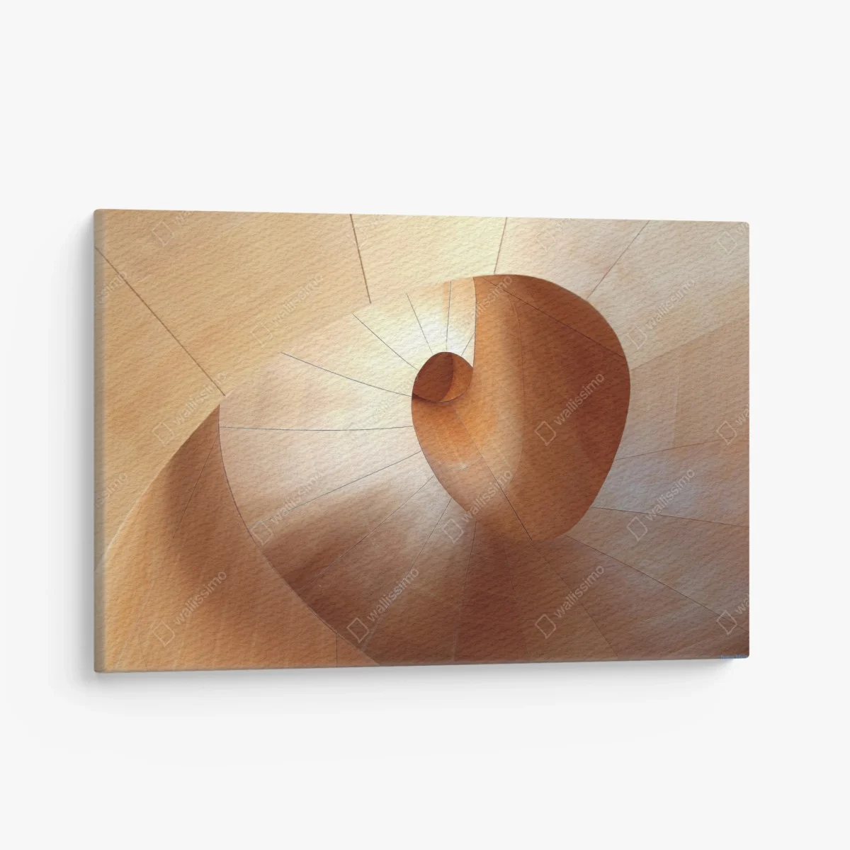 Cuadro en lienzo espiral arquitectónica de madera minimalista – Pixers® Cuadro en lienzo espiral arquitectónica de madera minimalista – Pixers®