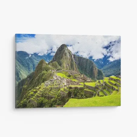 Cuadro en lienzo vistas ancestrales de Machu Picchu – Pixers®