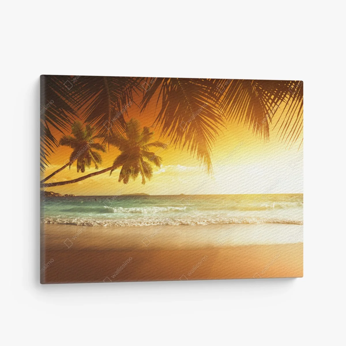 Cuadro en lienzo atardecer caribeño en la playa – Pixers® Cuadro en lienzo atardecer caribeño en la playa – Pixers®