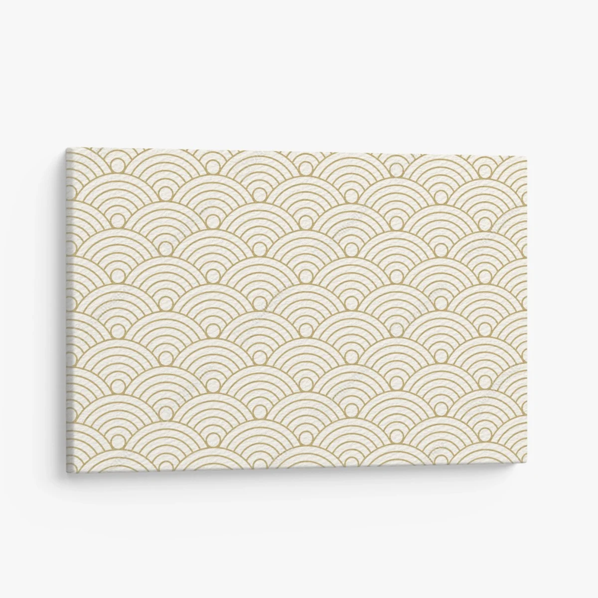 Cuadro en lienzo patrón semicircular dorado minimalista – Pixers® Cuadro en lienzo patrón semicircular dorado minimalista – Pixers®