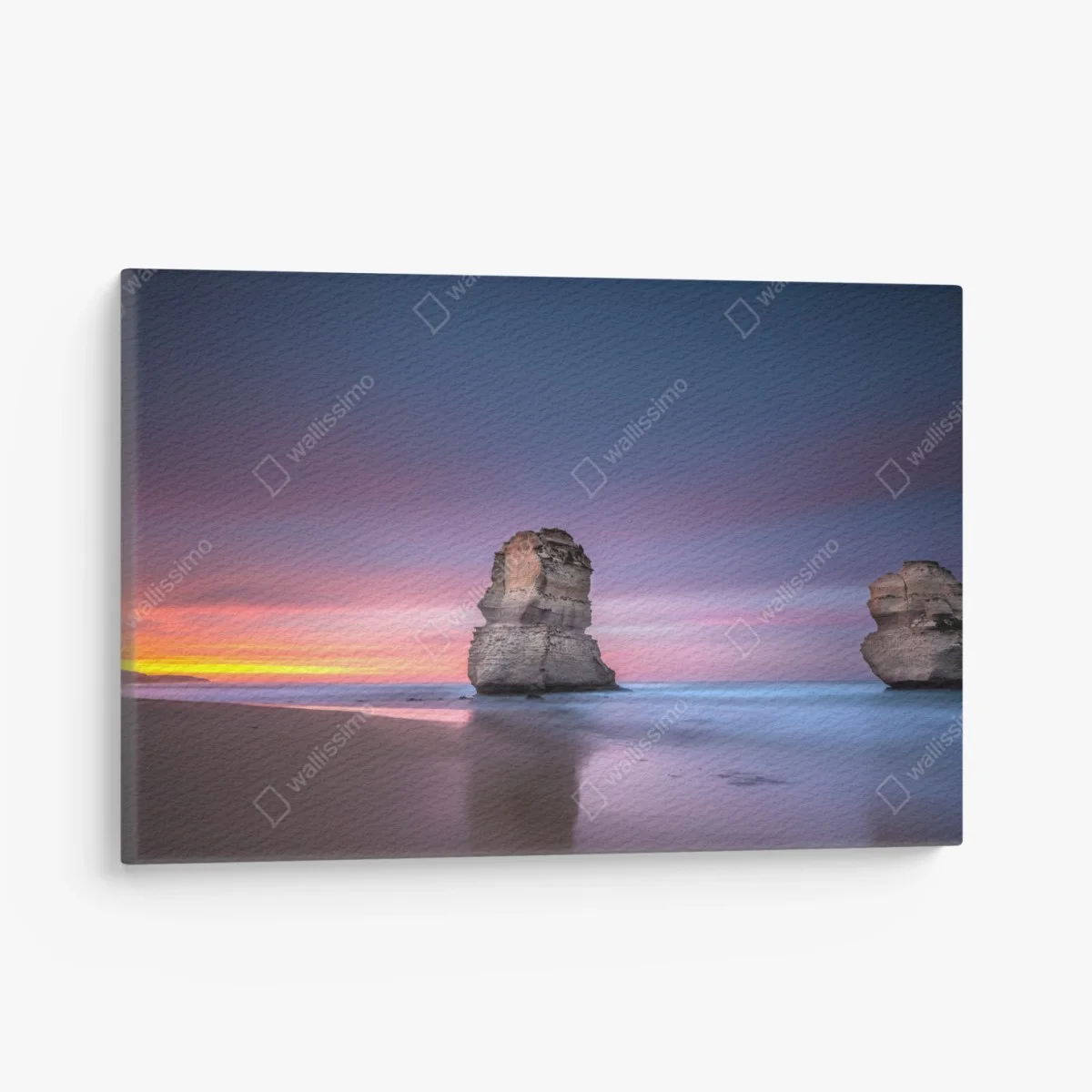 Cuadro en lienzo amanecer sobre pilares rocosos en la costa – Pixers® Cuadro en lienzo amanecer sobre pilares rocosos en la costa – Pixers®
